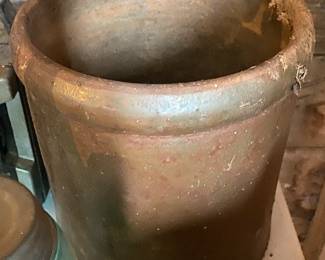 Brown Stoneware Crock