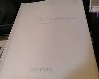 Sotheby's "The Estate of Jacqueline Kennedy Onassis" Auction Catalogue  