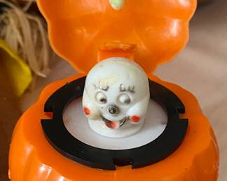 Vintage Halloween (Small Plastic Pumpkin)
