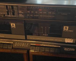 Vintage Sony Double Cassette Boom Box