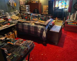 Room of Star Wars, Star Trek and more Toys