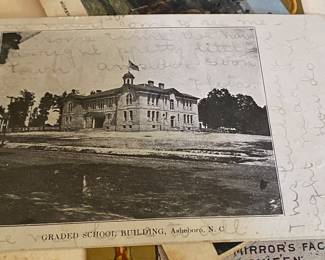 Graded School Building Asheboro, N.C. (one of four cards to be sold separately)