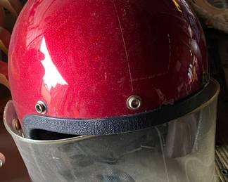 Metal Flake Helmet
