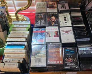 Eight Track and Cassette Tapes