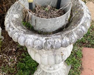 Large Vintage Cement Planter