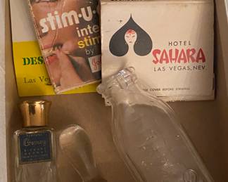 Vintage Doll Bottle and Assorted Smalls