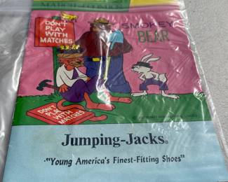 Smokey the Bear Jumping Jacks Shoe Comic Premium