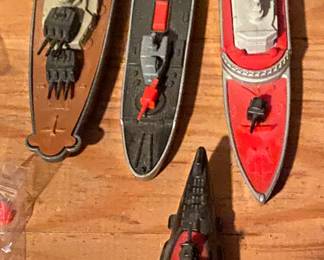 Assorted Matchbox Military Ships