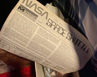 Vintage Space Shuttle Model Kit