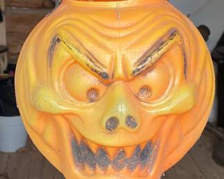 Vintage Plastic Halloween Bucket