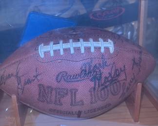 Signed American football