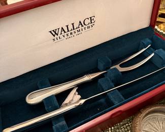 Wallace Silversmiths carving set