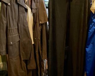 Cape, leather duster