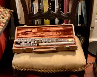Flute in case