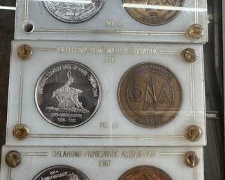 1980’s numismatic silver and bronze coins