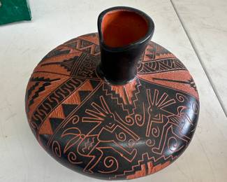 Navajo vase signed
