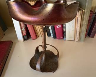 Iridescent Loetz Compote