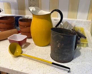 Enameled Pitcher