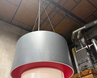 LED drum pendants quantity 15