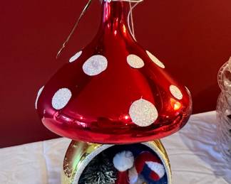 Radko Santa Shroom ornament