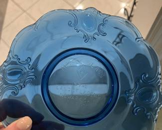 Vintage Imperial Glass Heisey plate. 1974. Newark, Ohio.