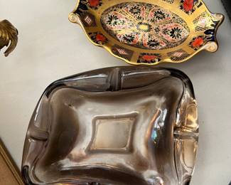 Many vintage ashtrays