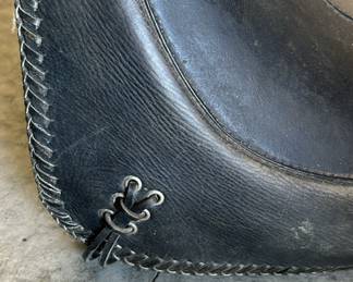 Several Harley Davidson motorcycle seats