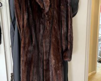 Full length mink coat from Gus Mayer