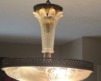 Beautiful light fixtures throughout