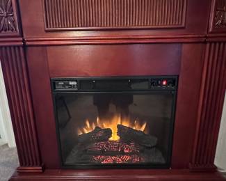 Twin Flame Electric fireplace beautiful ambiance for any room! Heater works great 