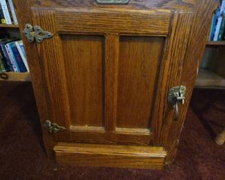 White Clad Ice BoxNightstand