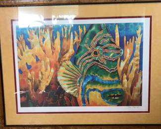 Peeking Through Coral by Daniel JeanBaptiste