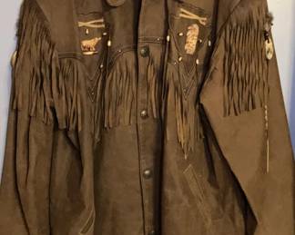 Luc Desrosiers Leather Bear Coat