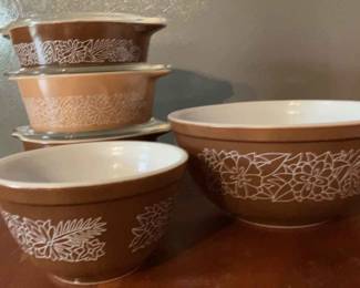 Vintage Pyrex Woodland Set