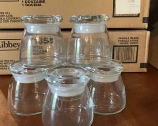 60 Libbey Vibe Glass Spice Jars with Lids 45 oz