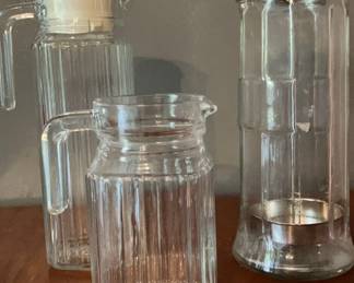 Pitchers and Straw Holder