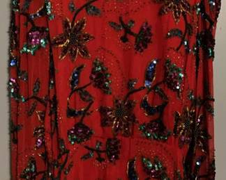 Vintage Oleg Cassini Beaded Blouse