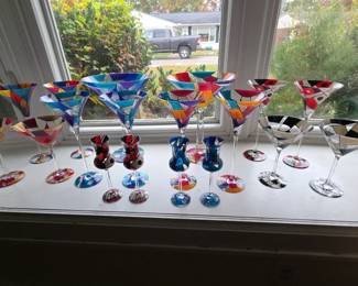 Hand Painted Glassware