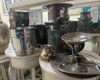 Cartier, Christofle, Tiffany, Silverplate and Sterling
