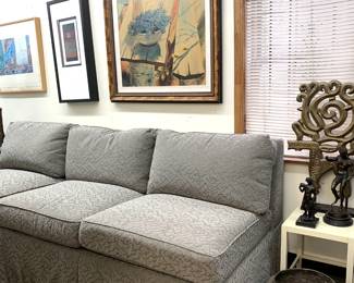 Sofa (one of two), Art