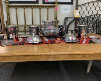 Theodore Alexander Table, Christofle Silverplate