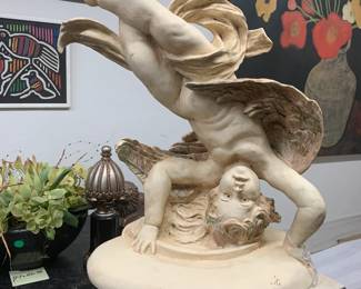 Break-dancing cherub???