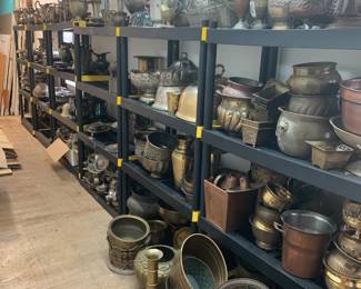 Home decor - brass, copper, silver, silverplate