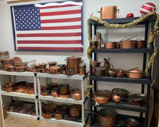 Fabulous selection of Copper Pots and Pans