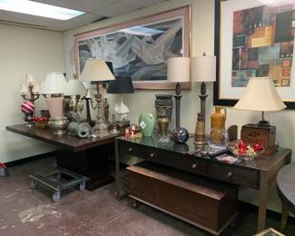 More Lighting, Art, Tables, Decor