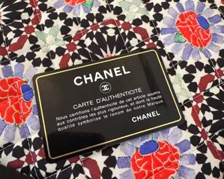 #55 - Chanel matellasse make up pouch or travel purse  8"x11" $400