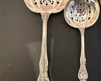 #165 - $2200 - King Edward 1936 Gorham Sterling, 50 pieces, Total Weight 65.10 oz