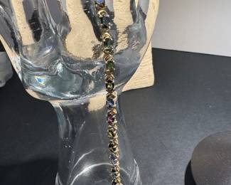 #76 - $625 - 14kt Gem Bracelet