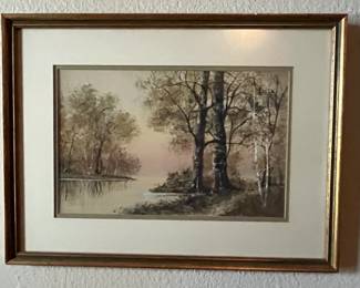 #156 - $120 each - Raphael Senseman (1870-1965)Circa 1930 - Landscape - x 4 