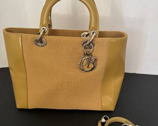 #86 - $1,295 - Christian Dior Purse Diorrissimo mustard 